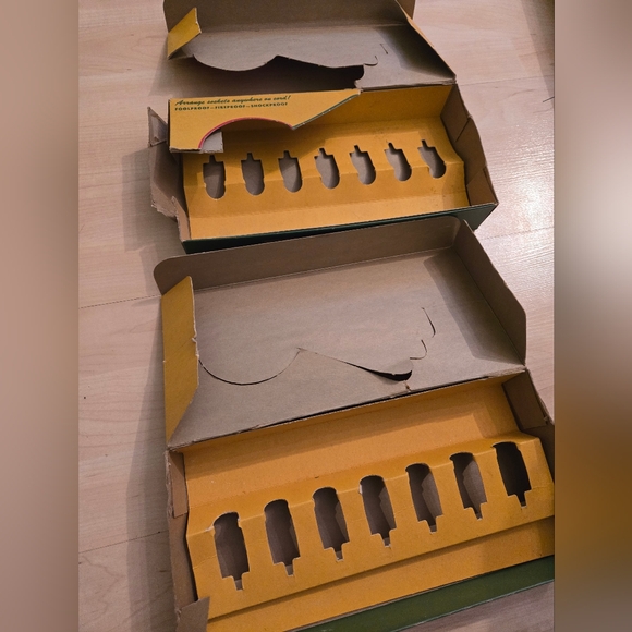 Set of 2 vintage On-a-Lite Christmas light boxes (boxes only, no lights) - Picture 4 of 8